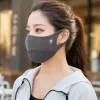 The grey sun-protective mask is suitable for both men and women, with a breathable and icy feel, UPF50+. It is suitable for outdoor cycling and running details Picture